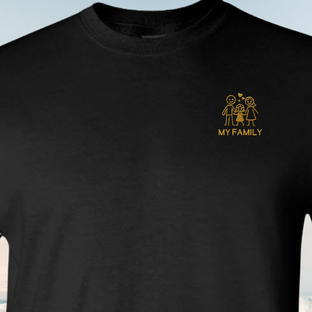 Tshirt EMBROIDERY of a FAMILY Spirit Tees