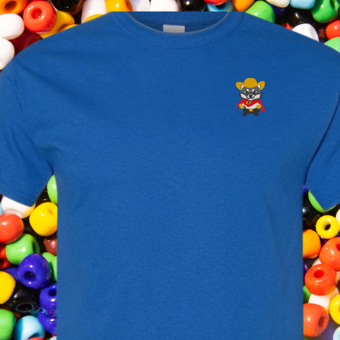 Foxy Cowboy Embroidered T-Shirt