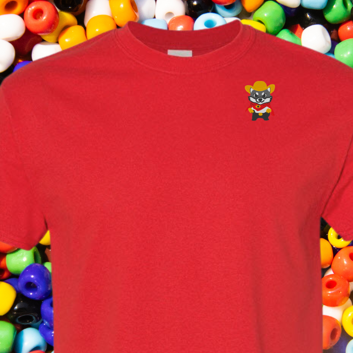 Foxy Cowboy Embroidered T-Shirt
