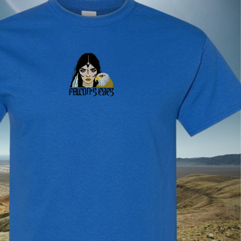 T-SHIRT EMBROIDERY OF FALCON EYES TEE BIRD