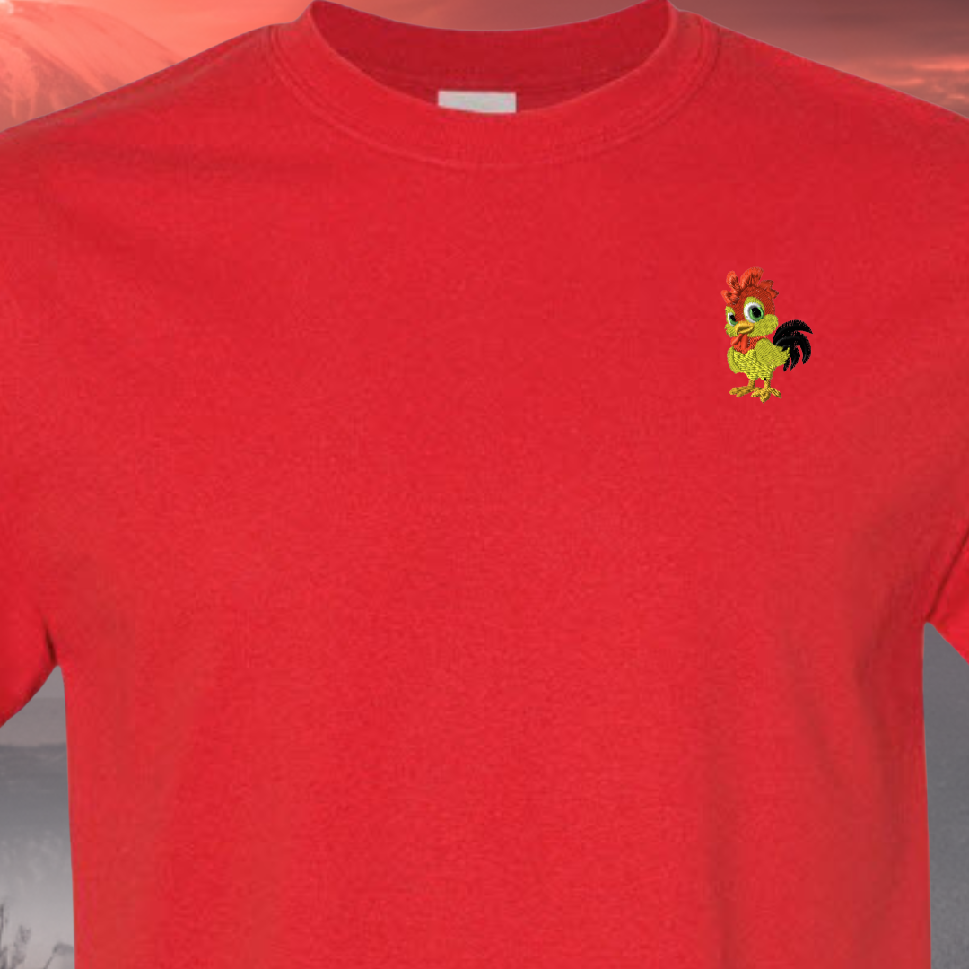 T-SHIRT EMBROIDERY of a Baby CHICK Tee tshirt