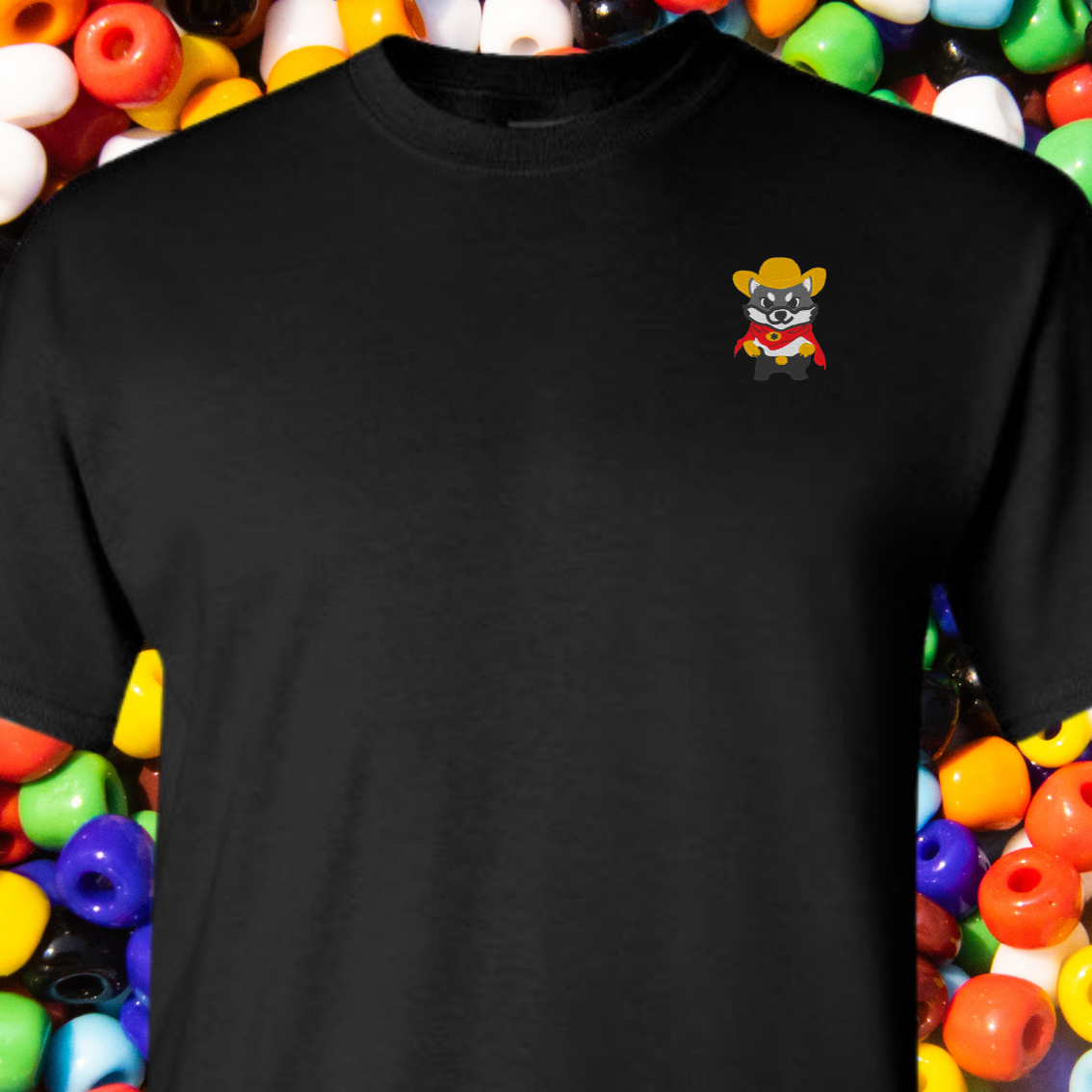 Foxy Cowboy Embroidered T-Shirt