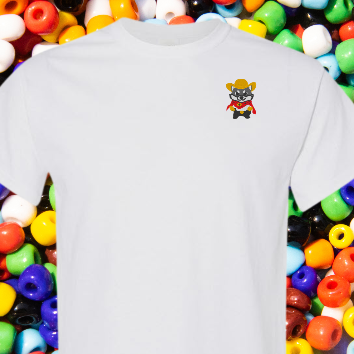 Foxy Cowboy Embroidered T-Shirt