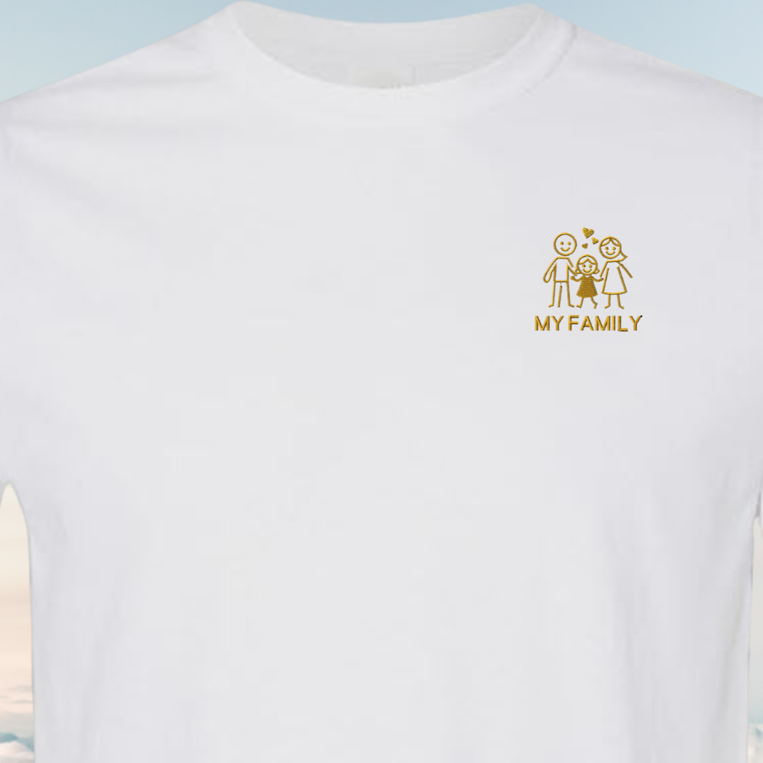 Tshirt EMBROIDERY of a FAMILY Spirit Tees