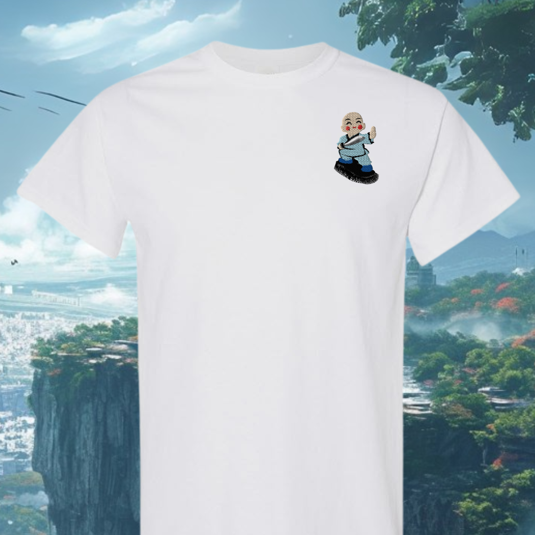 T-SHIRT EMBROIDERY OF KID KUNGFU TEE tshirt