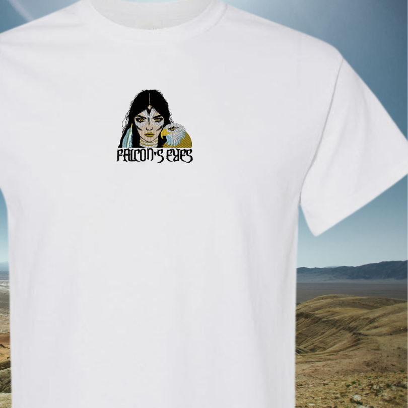 T-SHIRT EMBROIDERY OF FALCON EYES TEE BIRD